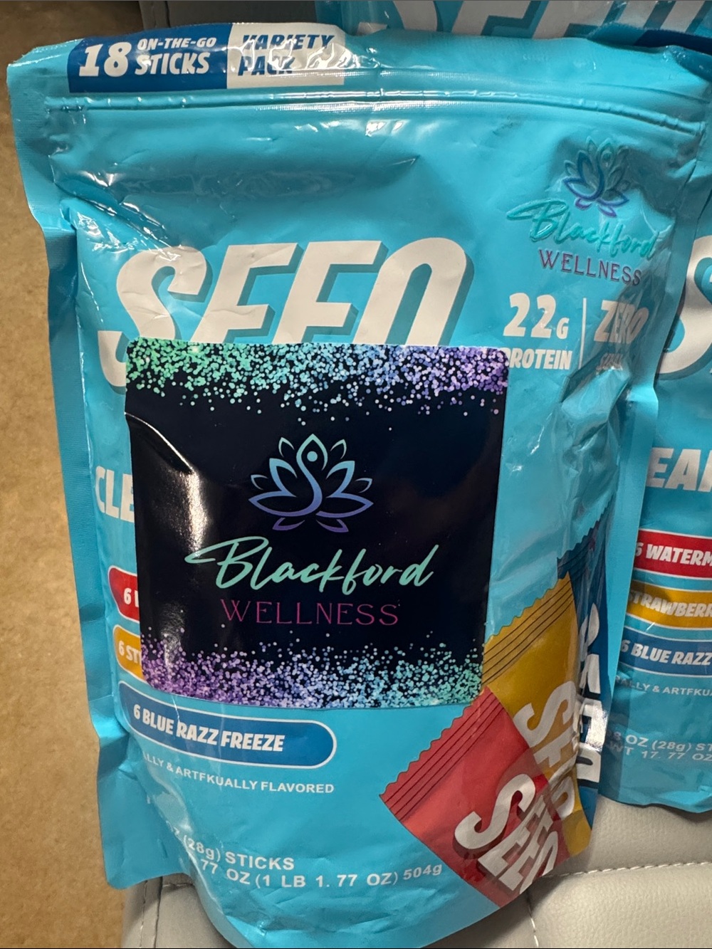 Clear Protein Variety Pack - Blue (Assorted Flavors) - Picture 2 of 3